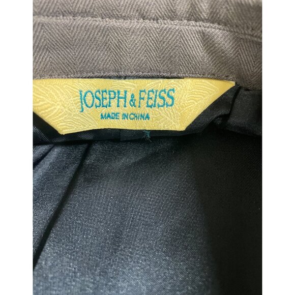 Joseph & Feiss Mens Vintage Blue Sport Coat Blazer 46S 100% Silk Classic Style - Picture 9 of 10